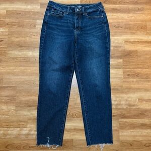 Old Navy Women's Size 8 O.G. Straight Jeans High-Rise Dark Wash Denim